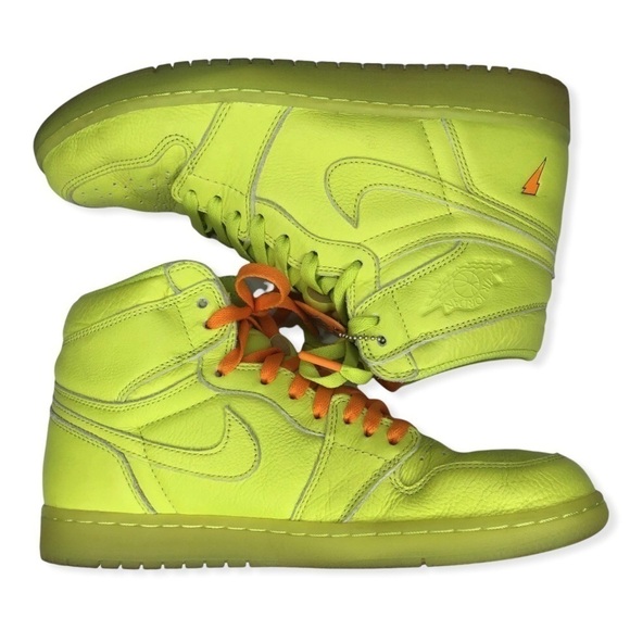 Authentic Nike Air Jordan 1 Retro High G8RD Gatorade Sneakers in Lime. - Picture 1 of 16